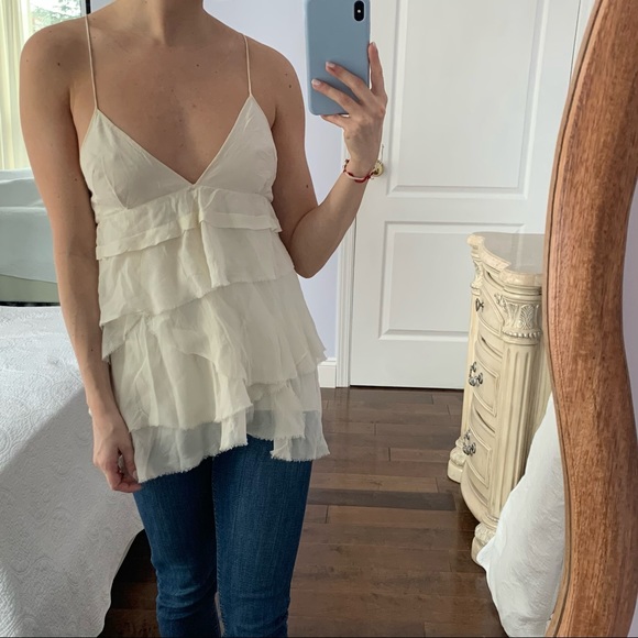 Aritzia Wilfred Pure Silk Strappy Top - Picture 3 of 12